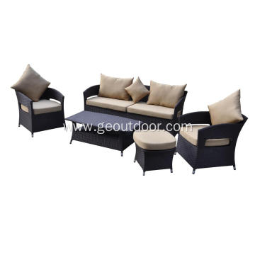 5 pcs garden aluminum sofa set